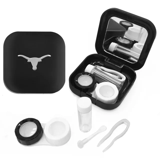 Texas Longhorn Contact Lens Case Scottish Highland Cattle Soaking Travel Kit