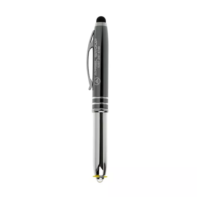 3 In 1 High Tech Multi Stylus Pen Torch