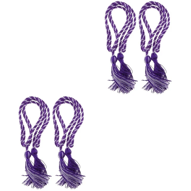 4 Corde D'Onore Per Laurea - Decorazione Cerimonia Con Nappe In Oro Per Studenti - Foto 6