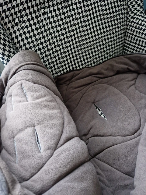 Mamas & Papas Kinderwagen OCARRO gemütliche Zehen Fußmuff Flip xt2 XT3 Kastanie Tweed GEWASCHEN 10
