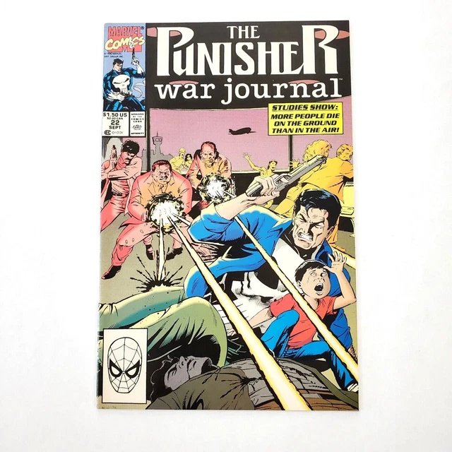 Punisher War Journal #22 (1988 Series) Direct Vol. 1 Marvel Comic Book Sep 1990