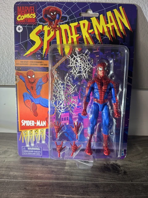 Marvel Legends Retro Spiderman Cel Shaded Walmart Exclusive -Read Description-