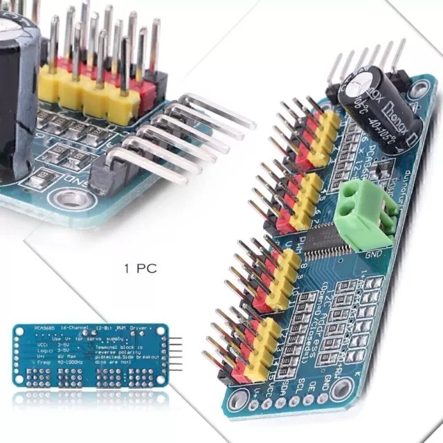 PCA9685 16 Channel 12-bit PWM Servo Motor Driver I2C Module For Arduino Robot