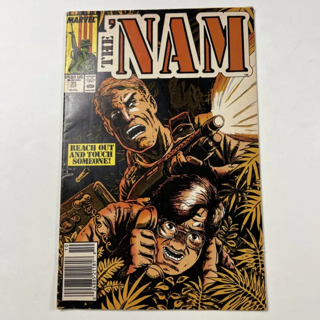 The 'Nam #35 Newsstand Variant ~ NEAR MINT NM ~ 1989 Marvel Comics