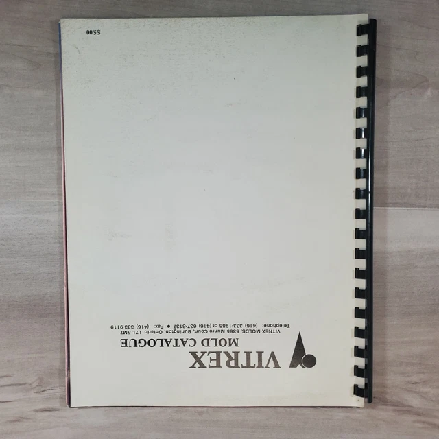 Moldes Vitrex Vintage Moldes Cerámicos Color Catálogo Aficionado Ontario Canadá