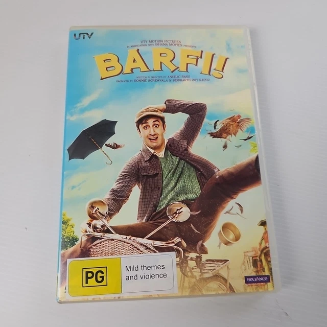 BARFI! (2012) UTV Motion Pictures Disc DVD Bollywood Vgc Region