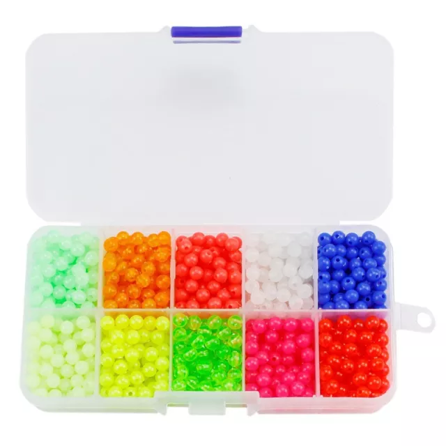 High Quality 1000pcs Luminous Fishing Float Beads for Tackles and Lures
