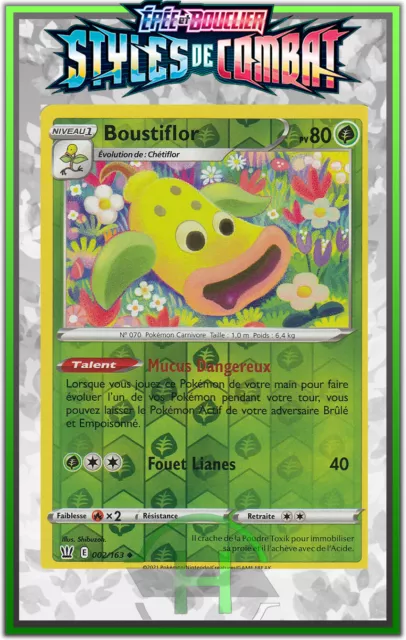 Boustiflor Reverse - EB05:Combat Styles - 002/163 - Pokemon Card New FR