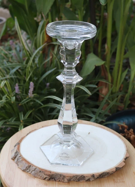 Imperial Full Lead crystal Convertible candlestick holder