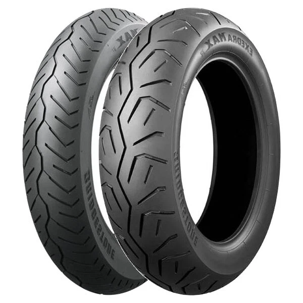 Set De Pneus Bridgestone 130/70Zr17 (62W) + 180/70-15 76H Exedra-Max