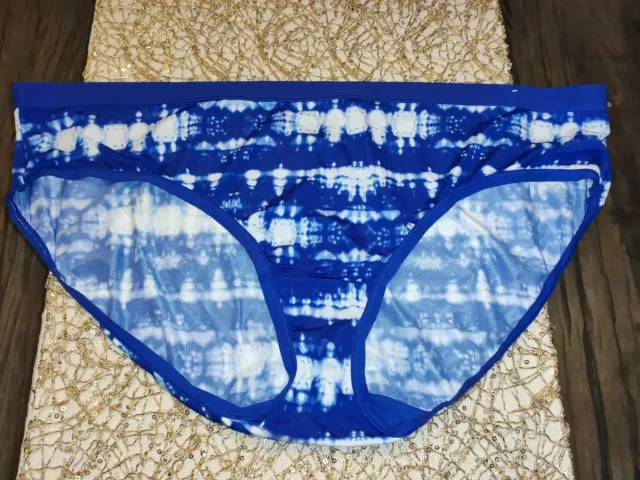 NEW LANE BRYANT Cacique Size 22/24 Blue & White Tie Dye No-Show Hipster  Panty $8.75 - PicClick
