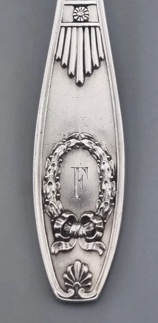 Bruckmann Empire Mod. 295 Entwurf 1902 Jugendstil Spargelheber  800 Silber (AB)