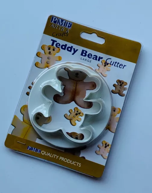 TEDDY BEAR SUGARCRAFT Cutter by PME Large Sugarcraft Cake ICING tool Decorating