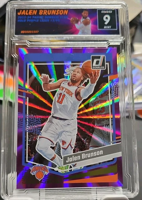 2023-24 PANINI PRIZM NBA Jalen Brunson glace craquée blanche Prizm 08