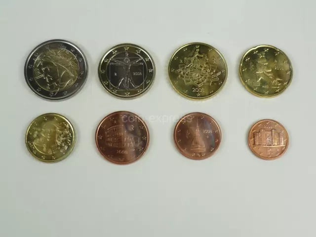 *** EURO KMS ITALIEN bankfrisch Kursmünzensatz Auswahl aus diversen Jahren !!!