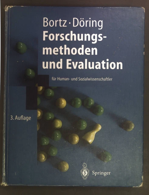 Forschungsmethoden Und Evaluation Für Human- Und Sozialwissenschaftler FORSCHUNGSMETHODEN UND EVALUATION für Human- und Sozialwissenschaftler