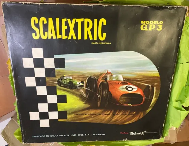 Circuito GP3 de Scalextric EXIN totalmente original, completo