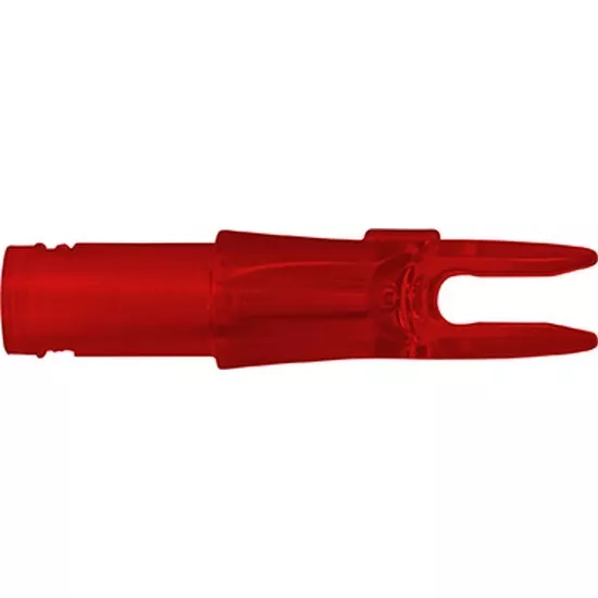Easton 127768 Red Super 3D 6.5 Grain Nocks for Standard Carbon Arrows (12 Pack)