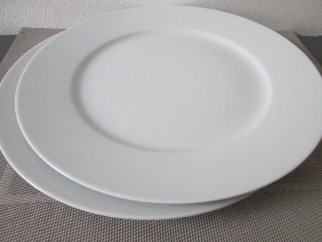 IKEA 365+ SUSAN Pryke 2x Servier Teller Speiseteller Platzteller flach rund 32cm EUR 23,00
