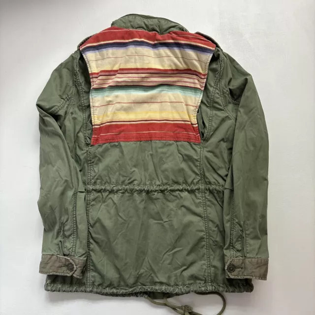 Denim & Supply Ralph Lauren Military Jacket Field Army Serape Aztec Parka M65 3