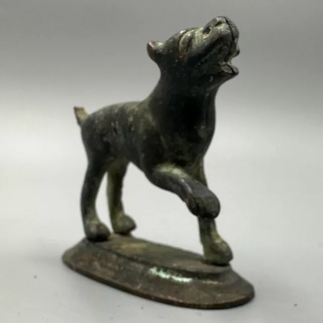 Wonderful Ancient Roman Bronze Guide Animal Figure -  Find By Metal Detector 2