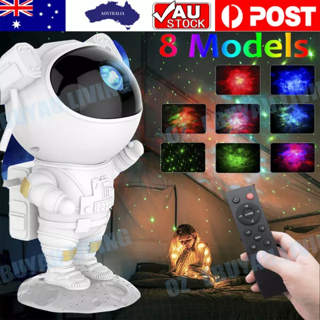 LED Astronaut Projector Light USB Starry Night Light Bedside Table Lamps 2022 AU