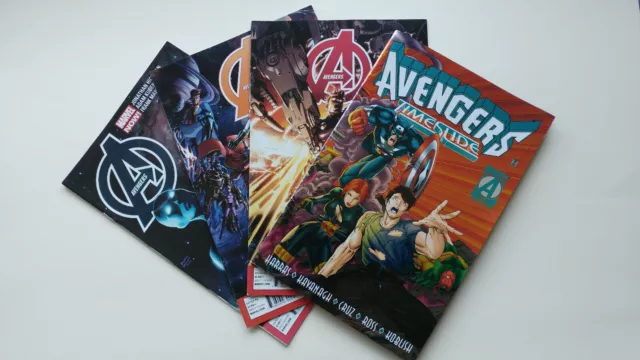 4 x Avengers Marvel Comics; Timeslide(1996)#1, 3 x Marvel Now! 4,5&6Mar/Apr 2013