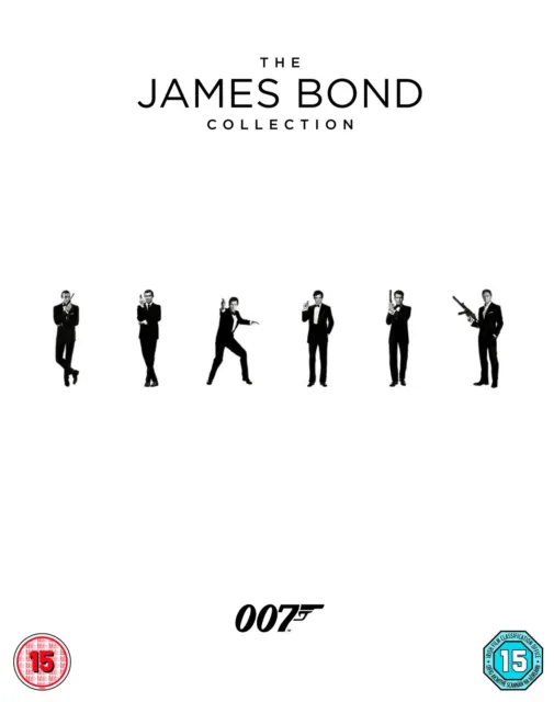 James Bond Collection (Blu-ray) George Lazenby Pierce Brosnan Roger Moore