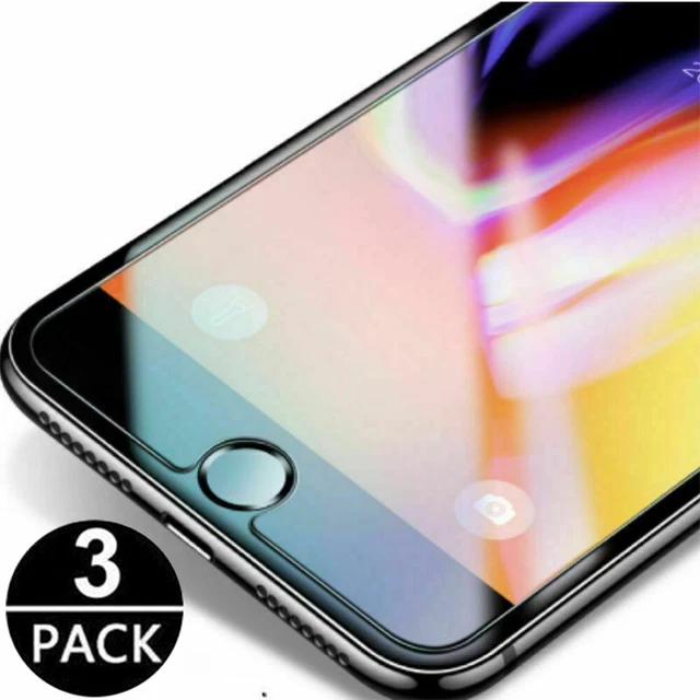 Film Protection Verre Trempé Intégral Pour IPhone 6 à 14 Pro Max - Anti-Choc 9H - Transparent