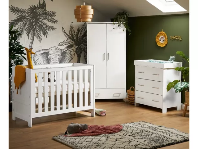 nursery furniture set obaby white