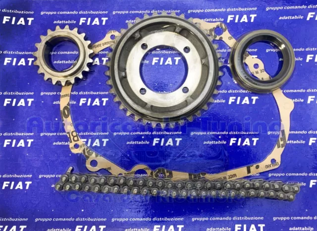 Kit Catena distribuzione con ingranaggi per FIAT 500 F L R e FIAT 126