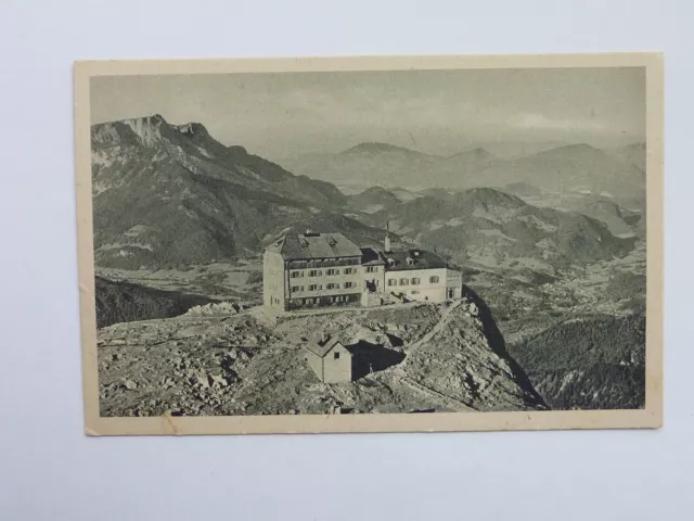 Alte Postkarte Ansichtskarte AK Watzmannhaus mit Untersberg