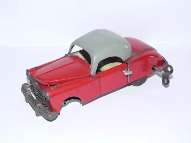 Me-Mo Crac' Auto Crash Car Jouet ancien Voiture tôle Véhicule mécanique clé 1950