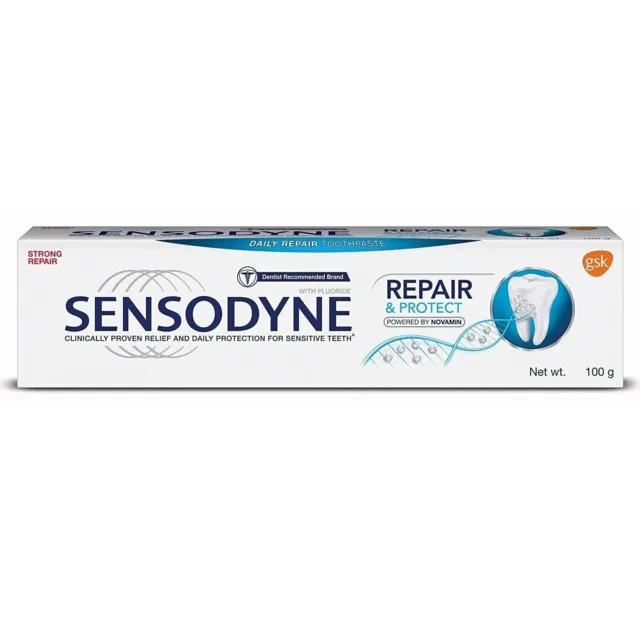 Sensodyne Repair and Protect Dentifrice blanchissant 100 g chacun (paquet...