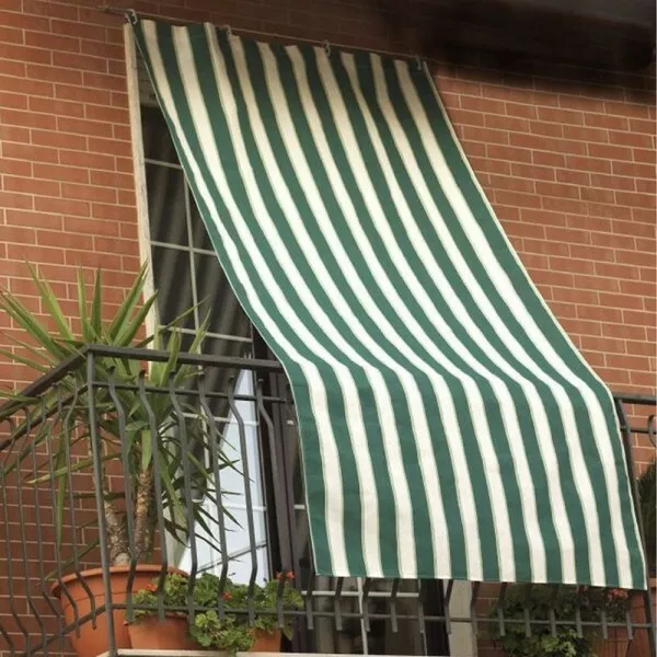 Tenda da Sole Telo Parasole con Anelli per Balcone Veranda Tessuto Tempotest