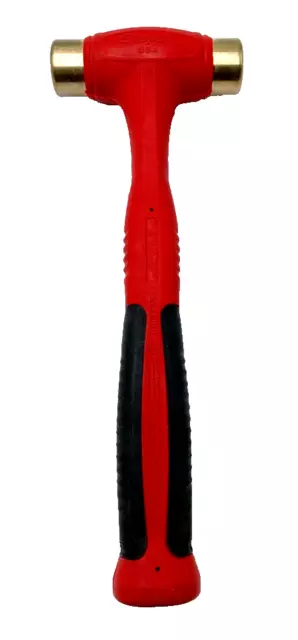 NEW Snap-on™ 32oz Red Soft Grip Bronze Tip Hammer HBBT32