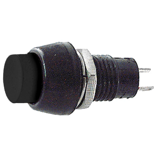 Pulsante Da Pannello Normalmente Chiuso NC Tasto Nero 6mm 125V 3A 110V 12V 7544 - Foto 10