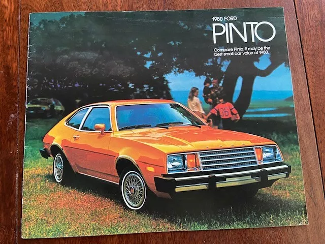 1980 FORD PINTO Dealer Magazine Book Salesman Brochure "BEST SMALL CAR VALUE"