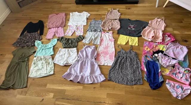 Girls Bundle Spring/Summer Bundle (7/8 & 8/9 Years) x28 Items - Exc Condition