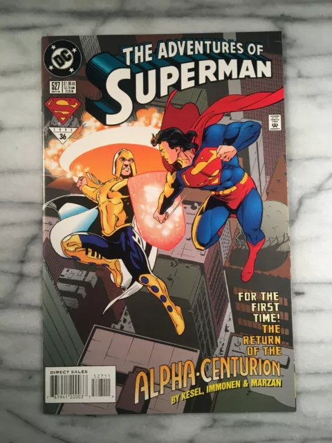 Adventures of Superman #527 (1995-DC) **High+ grade** Alpha Centurion!