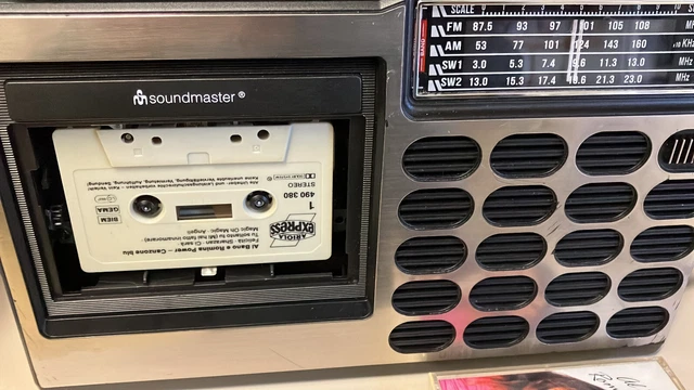 RADIO KASSETTENRECORDER SOUNDMASTER RR18SW Retro-Radio USB SD-Card BASF ...