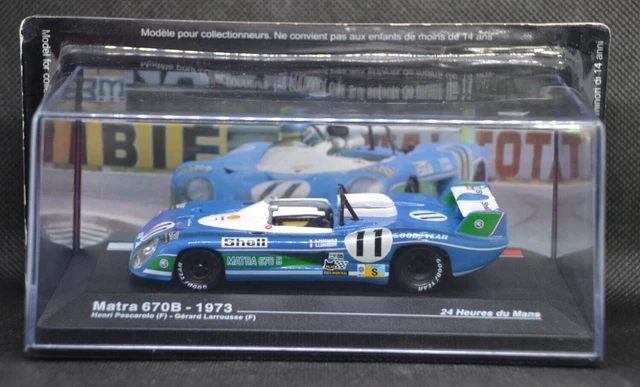 Matra-Simca MS670B N°7 – 1/43, 24h Du Mans 1974, Dam Team T (collection)