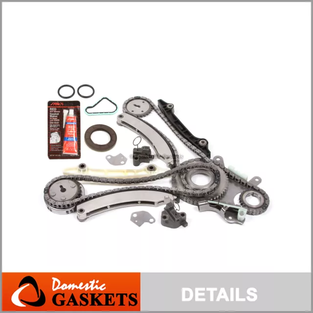 04-12 Dodge Jeep Ram 3.7L SOHC Timing Chain Kit+Timing Cover Gasket Set VIN K