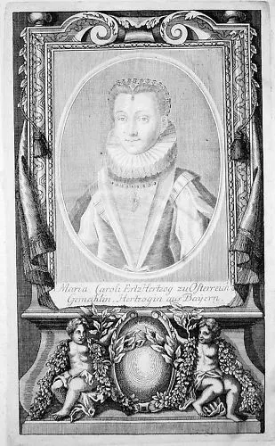 1720 - Maria Anna Di Baviera Incisione Ritratto Engraving Incisioni