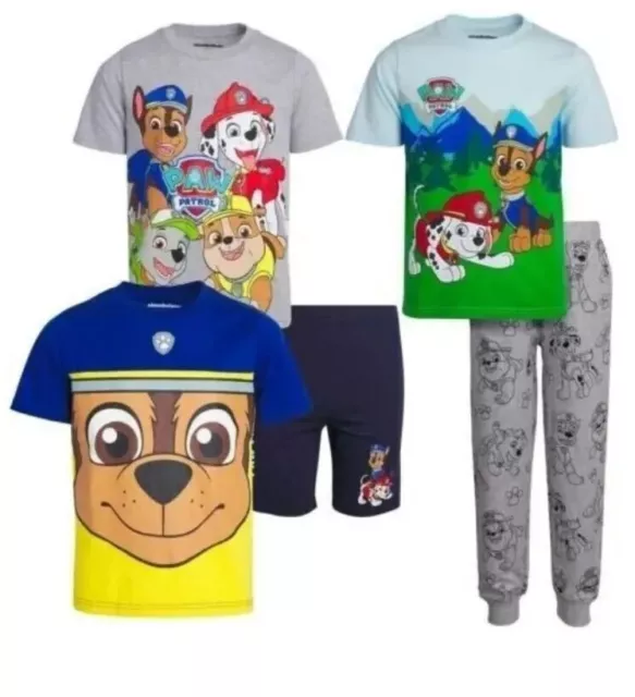 5-Pc. Set ~ Nickelodeon™ ~ 3-Tops ~ Sweatpants ~ Shorts ~ PAW PATROL ~ Size 7