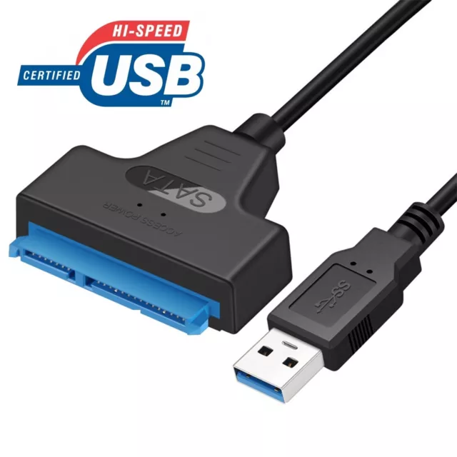 Adaptateur USB 3.0 vers SATA III,  Convertisseur Cable Disque dur externe