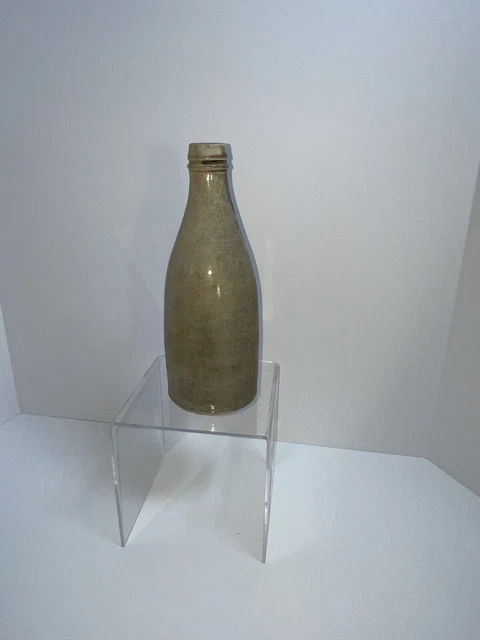 Antique Grosvenor Glasgow Stoneware Beer Bottle 8 1/4" tall