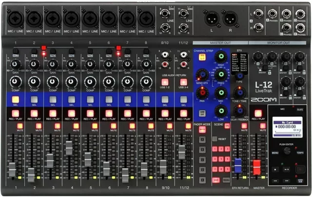 Zoom L-12 LIveTrak - table de mixage