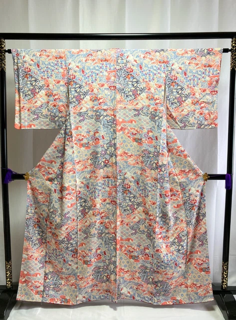 Vintage Japanese kimono - Beautiful Silk Kimono robe