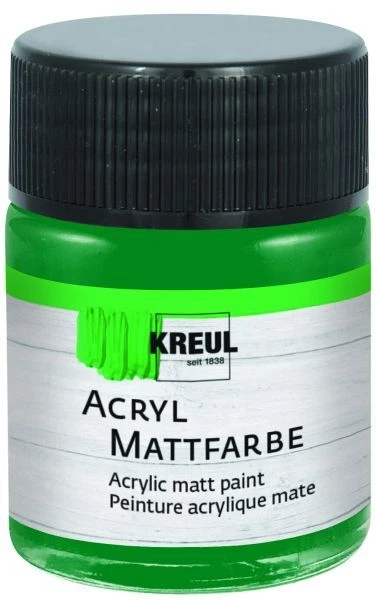 Kreul Acryl Mattfarbe grün 50 ml  Künstlerfarben